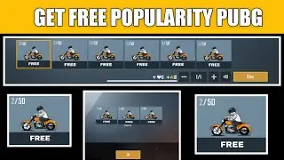 Pubg Mobile Free Unlimited  Popularity New Trick 1 Day = 100k Popularity Free