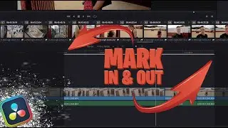 MARK IN AND OUT DAVINCI RESOLVE! - How to Work with IN & OUT points in Davinci Resolve