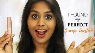 I FOUND MY PERFECT ORANGE LIPSTICK | LAKME 9 to 5  CHERRY CHIC | REVIEW & SWATCH