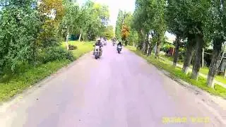 Едем колонной в Таловский детдом