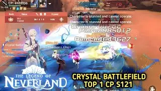 GAMEPLAY CRYSTAL BATTLEFIELD TOP 1 CP SEKALI COMBO MUSUH AUTO MAT! | The Legend or Neverland