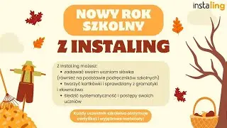 Nowy rok szkolny z InstaLing - szkolenie wprowadzające