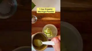 Moringa Juice Recipe | Healthy Green Morning Drink to lose Weight | Sahjan ginger & Apple smoothie