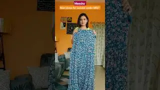 Maxi dress from @Meesho || maxi dress under 650 #maxidresshaul #maxidress #ytshots #fashion