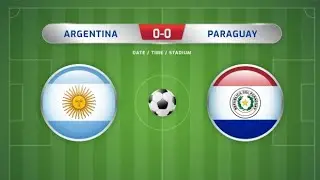 ARGENTINA VS PARAGUAY XI PLAYERS FOR COPA AMERICA 2021 LIVE MATCH TODAY 