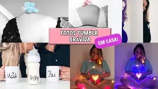 GRÁVIDA IMITANDO FOTOS TUMBLR (em casa e sem gastar nada!)