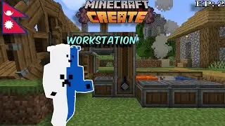 I Made Workstation In Minecraft Survival | Nepali | Create |