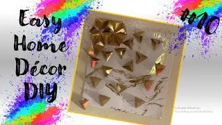 EASY DIY WALL ART IDEA with paper | Inexpensive and Beautiful | EASY HOME DECOR DIY#5 | 2021