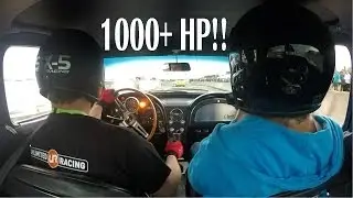 SIX-5: World's Fastest C2 Corvette - onboard ride on track! | 1000+ HP |