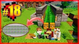 ВЫЖИВАНИЕ С ДЕВУШКОЙ #18 САМАЯ БОЛЬШАЯ АВТО ФЕРМА ТРОСТНИКА! ВАНИЛЬНЫЙ ХАРДКОР В МАЙНКРАФТ 1.13.2!