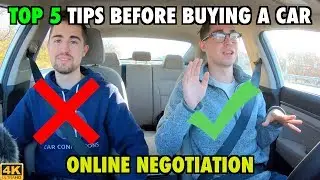 TOP 5 WAYS to Save MONEY on Buying a New Car!! -- ONLINE Negotiation TIPS