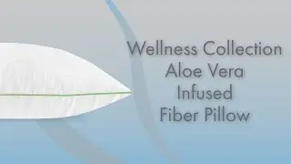 Wellness Collection Aloe Vera Infused Fiber Pillow