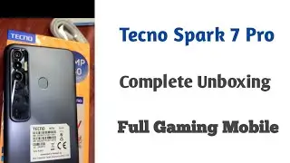 Tecno spark 7pro first look and complete unboxing by technical khawar