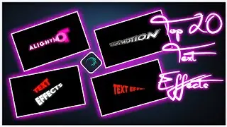 Top 20 text animation alight motion preset | alight motion text presets