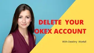 How to Delete your okex account