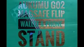 The Aukumu G02 MagSafe Flip Wallet & Phone Stand.