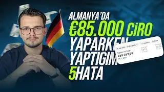 Almanya'da 85.000€ Ciro = YAPTIĞIM 5 BÜYÜK HATA I Avrupa'da Shopify Dropshipping