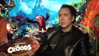 Nicolas Cage Interview for 'The Croods' (2013)