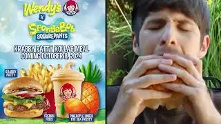 Wendy's X SpongeBob SquarePants Krabby Patty Meal Kollab