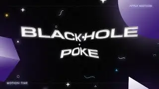 Black Hole + Poke Effect in Apple Motion