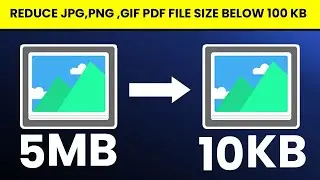OMG 🔥 5 MB To 50 KB | Compress Large Image Files to Small Size | Ultra Highly Compressed Files
