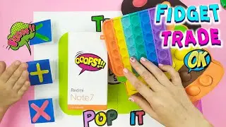 POP IT TRADES with Mom! Exchange Pop it and simple dimple! Fidget trading Tik Tok