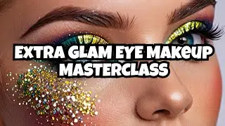 Achieve Jaw-Dropping Glam with Eye Makeup || Master the Art of Extra Glam Eye