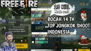 JONGKOK SHOOT PALING PRO DI INDONESIA BOCAH 14 TAHUN ? - FREE FIRE BATTLEGROUND