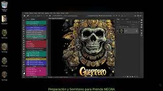 Preparación y Semitono para Prenda NEGRA con DTF Action LITE