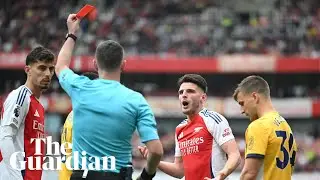 'Amazed, amazed, amazed': Arsenal's Arteta on Rice red in draw with Brighton