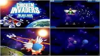 CHICKEN INVADERS - THE NEXT WAVE REMASTERED (COMPLETE ARCADE) | MULTIPLAYER GAMEPLAY