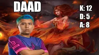 LINA - daad TOP 457 | Dota 2 full Gameplay