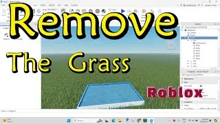 ROBLOX | How To Remove The Grass In Robox Studio | Let`s Do Tech | Tutorials