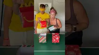 GIANT Surprise Christmas Challenge blindfolded Win $100 or McDonald’s box