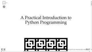 A Practical Introduction To Python Programming - Exercise 1 8 7a