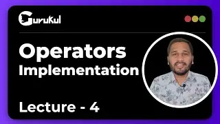 Lecture 4 | Operators Practical Implementation | C Programming By Girish Garg