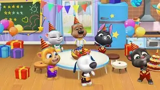 🏡🐶🐾 Spend A Day Together With My Tom Friends Gameplay Android , iOS #mytalkingtomfriends