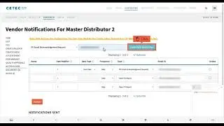 How To Set Up Automatic Vendor Notifications in Cetec ERP
