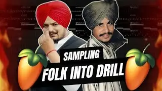 Sampling : Old Punjabi Folk Song Into Drill Beat 🔥 Fl Studio (Hindi) | How To Make Drill Beat Hindi