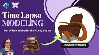 How To Model A Curvy Chair In SketchUp (Time Lapse)