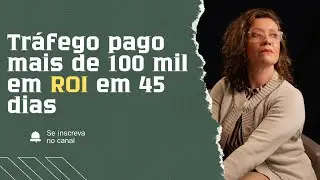 Ela bateu o recorde de faturamento em 2 meses com tráfego pago.