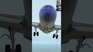 Выпуск шасси на Боинге 737 в X-Plane 11.