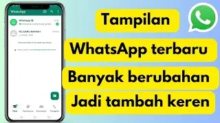 fitur baru whatsapp !! menu chat wa ada di bawah - tampilan whatsapp terbaru banyak berubahan keren