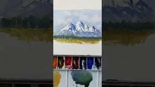 Here’s how I break down a mountain to draw and paint 