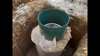 Пластиковый кессон Ø1000 H2000мм