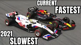 The WORST F1 CAR of 2021 VS The CURRENT FASTEST F1 CAR