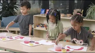 Short Art Lessons for Kids - Mixing Orange - Let’s Learn