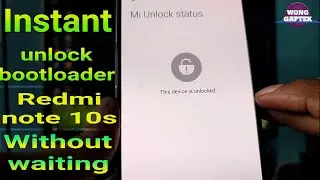 Unlock bootloader redmi note 10s || Ubl Redmi Note 10s tanpa menunggu