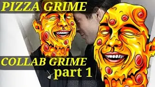PIZZA 🍕 GRIME | how to make grime art 