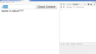 005 Dynamic Form field Check with AJAX JavaScript
